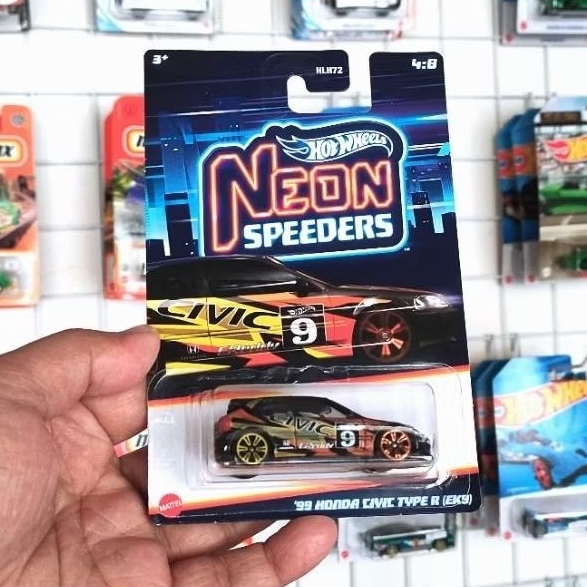 HOTWHEELS NEON SPEEDERS 99 HONDA CIVIC TYPE R EK9