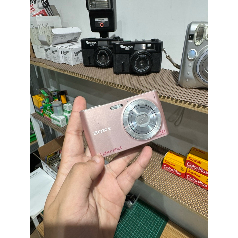 SONY W510 soft pink digicam