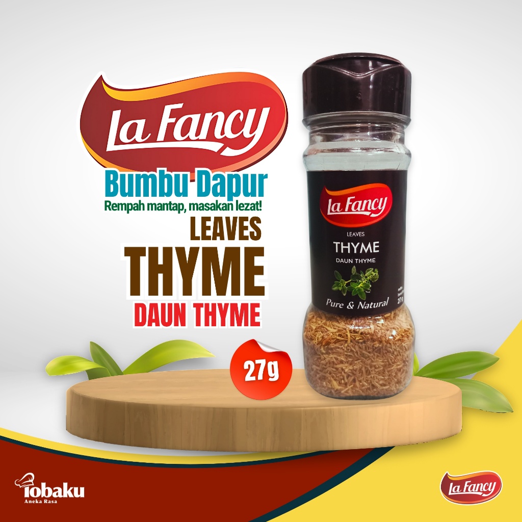 

LA FANCY Daun Thyme - Thyme Leaves - Bumbu Rempah Dapur 27g