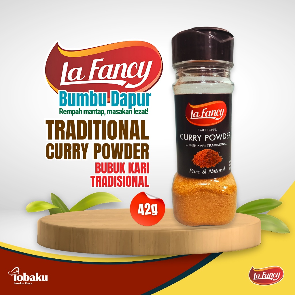 

LA FANCY Bubuk Kari Tradisional - Curry Powder - Bumbu Rempah Dapur 42g
