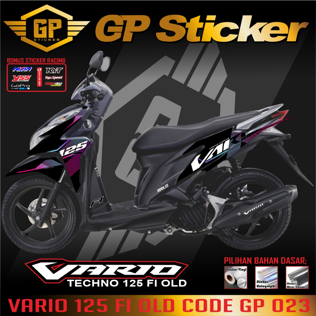 STRIPING VARIO 125 OLD/ Striping Vario 125 Led Old 2Striping Vario Motif simpel GP 023