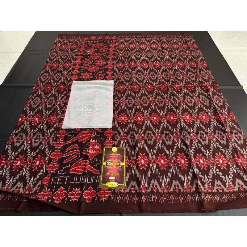 SARUNG KETJUBUNG GOYOR RED/GOLD ISTIMEWA