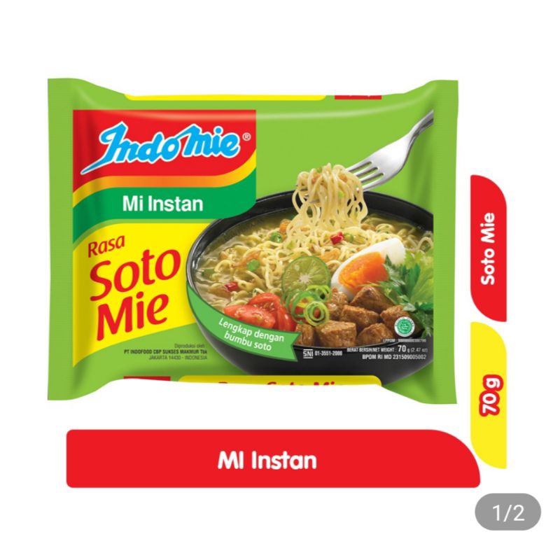 

Indomie Rebus Rasa Soto Mie Bundling isi 5