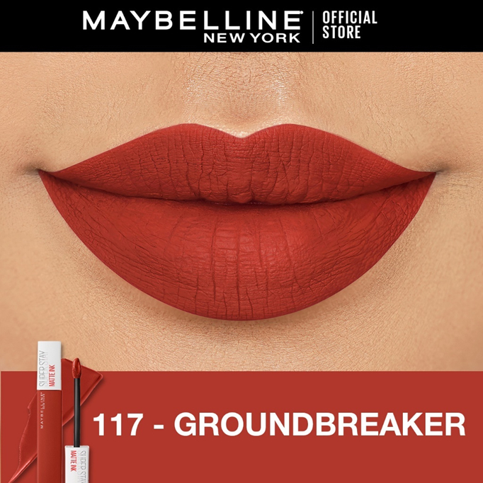 MAYBELLINE LIPSTICK SUPERSTAY MATTE INK 117 GROUNDBREAKER