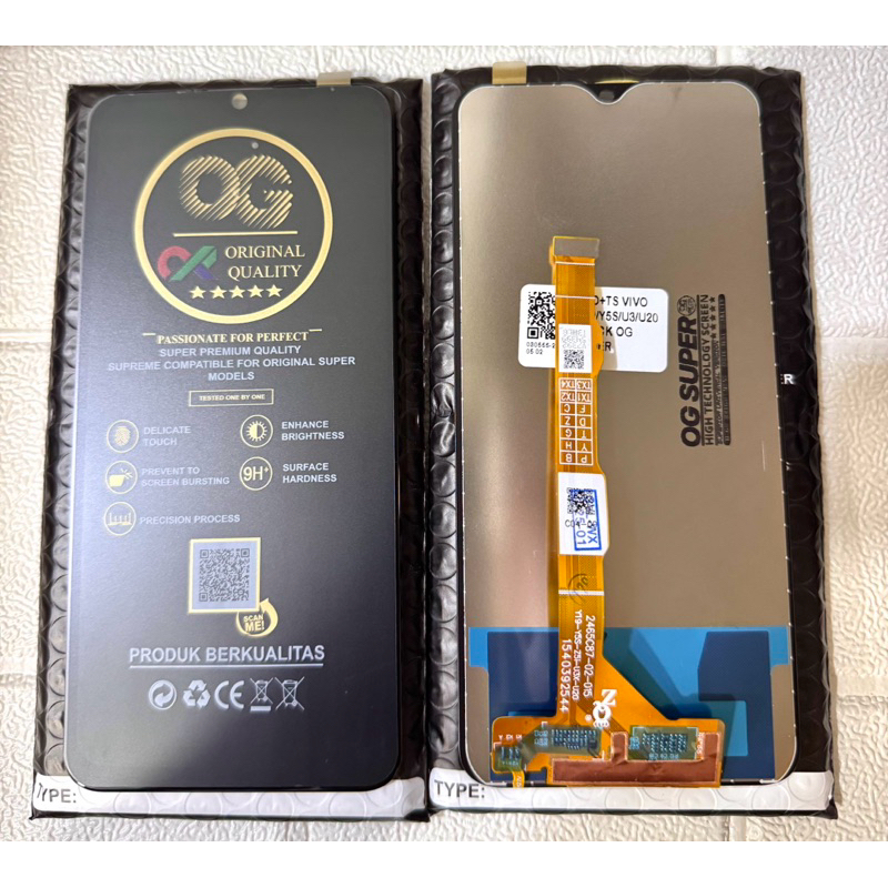 LCD TOUCHSCREEN OG ORIGINAL SUPER VIVO Y19 / Y5S / U3 / U20 | Lcd vivo Y19