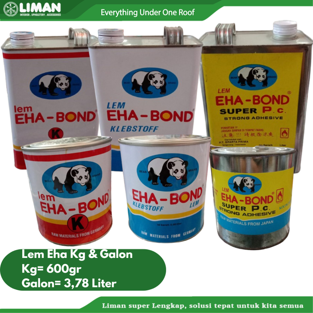 

Lem Kuning EHA BOND Biru / Merah / PC