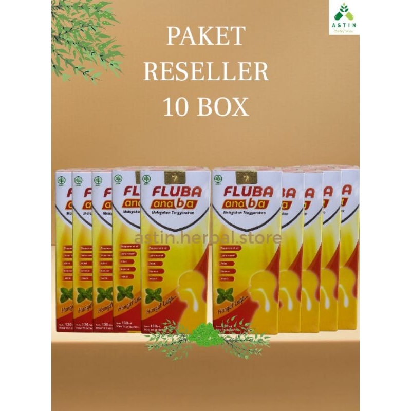 

(PAKET RESELLER 10 BOX) Madu Fluba Anaba - Legakan Pernapasan, Flu, Batuk
