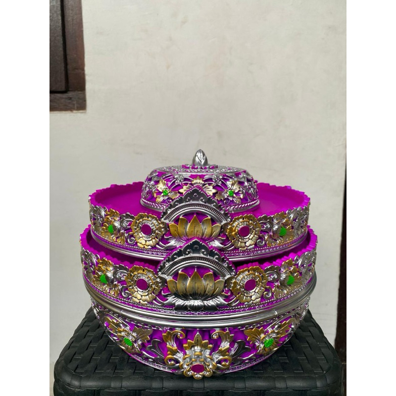 Bokor melamin susun 2 size 25cm
