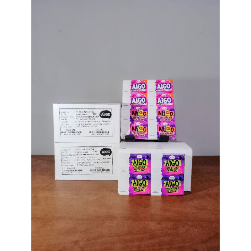 Voucher Kosong AXIS 1 Box 400 SN Nasional | Exp Oktober 2026