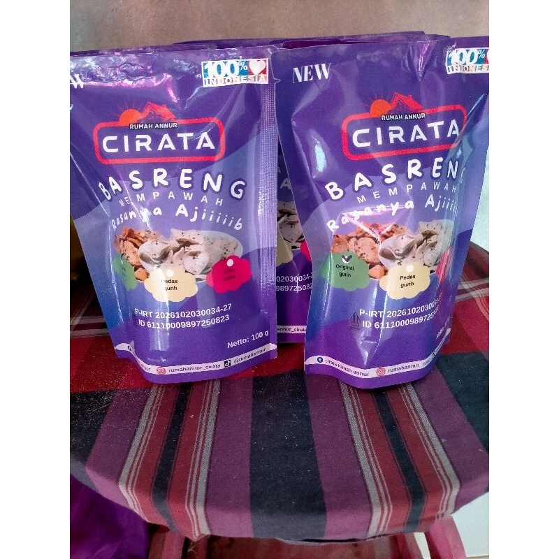 

basreng Cirata original dan pedas gurih