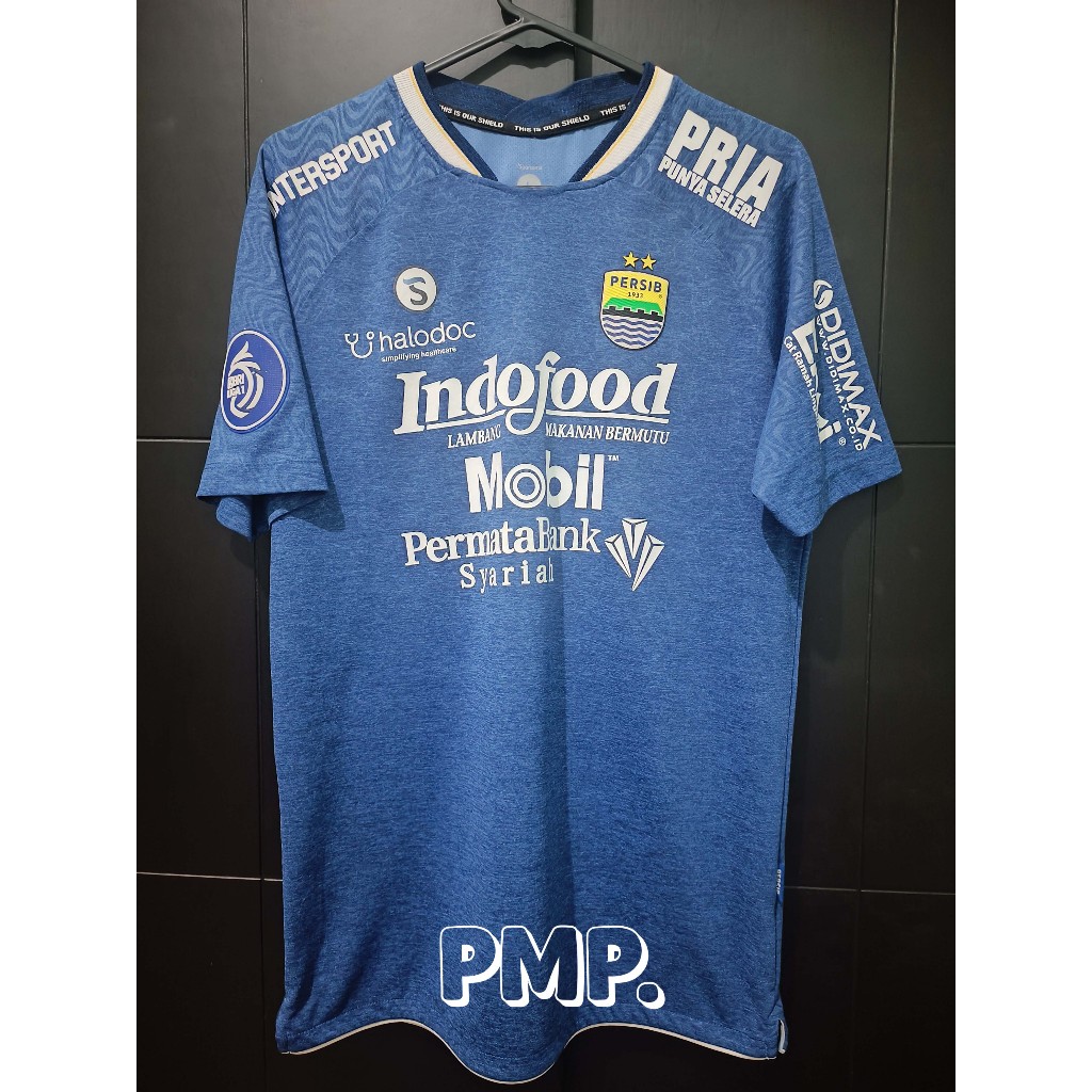 JERSEY PERSIB HOME 2021-2022 ORIGINAL MATCHWORN (WANDER LUIZ 9)