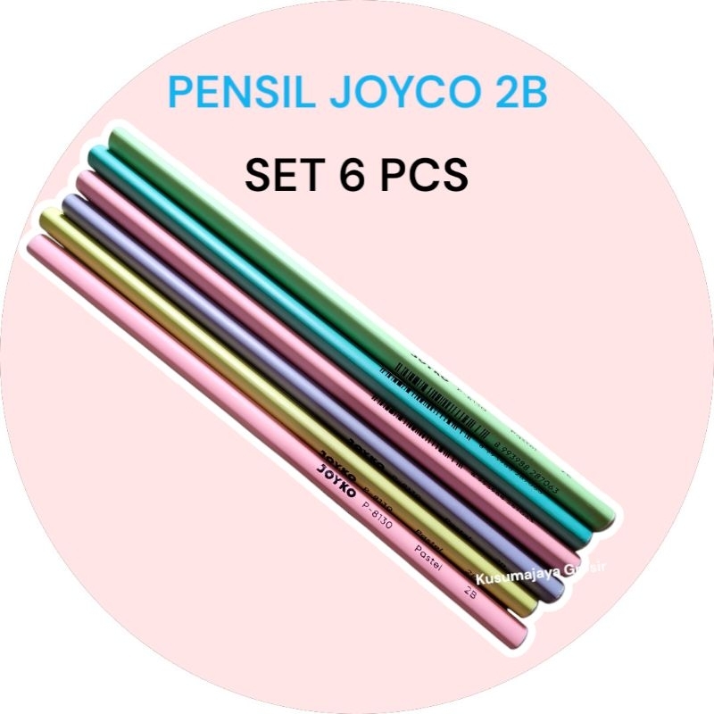 

6 PCS - Pensil JOYCO 2B standar komputer
