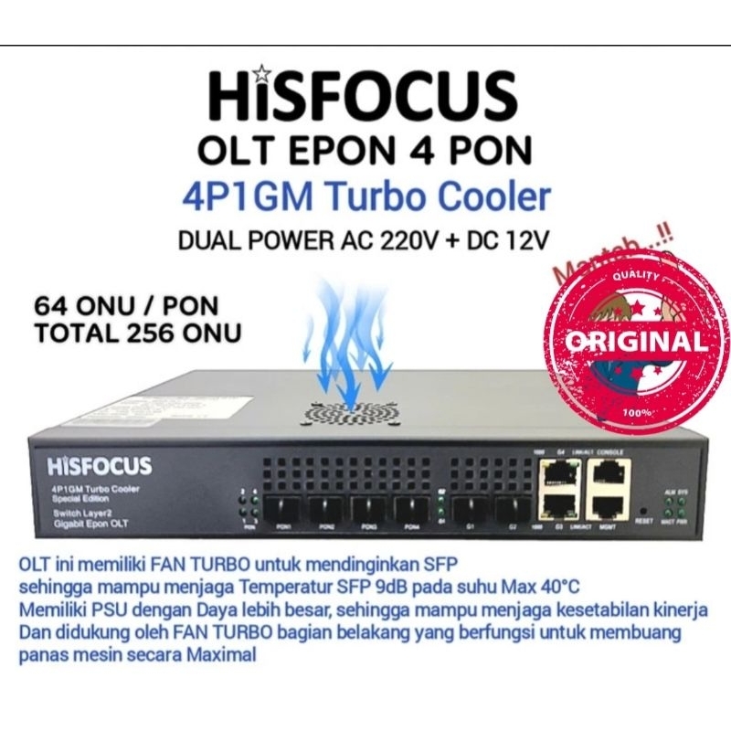 HISFOCUS 4P TURBO COOLER