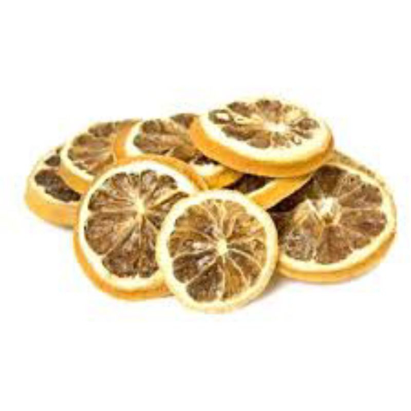 

Buah Jeruk Lemon Kering Oven 100gr Jeruk lemon kering iris