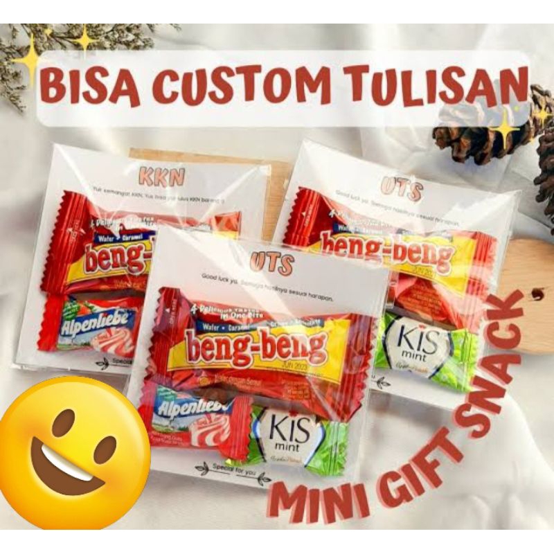 

Mini Gift Snack Custom Tulisan