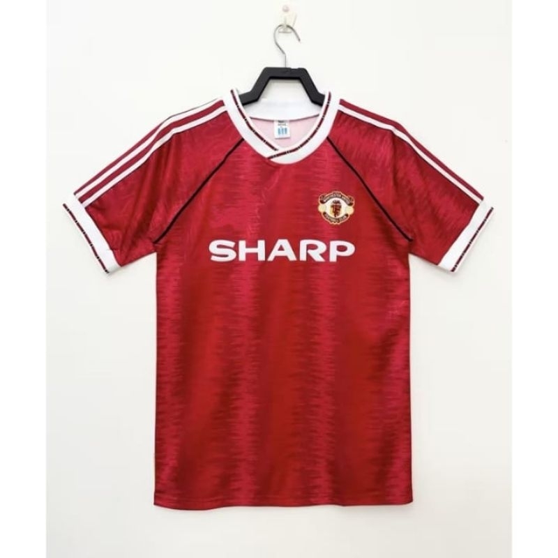 jersey bola retro clasik vintage grade AAA mu home 91/92 grade AAA