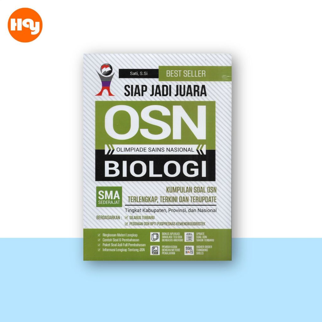 Buku OSN Olimpiade Sains Nasional Biologi SMA | Siap Jadi Juara OSN Biologi SMA - Pustaka baru press