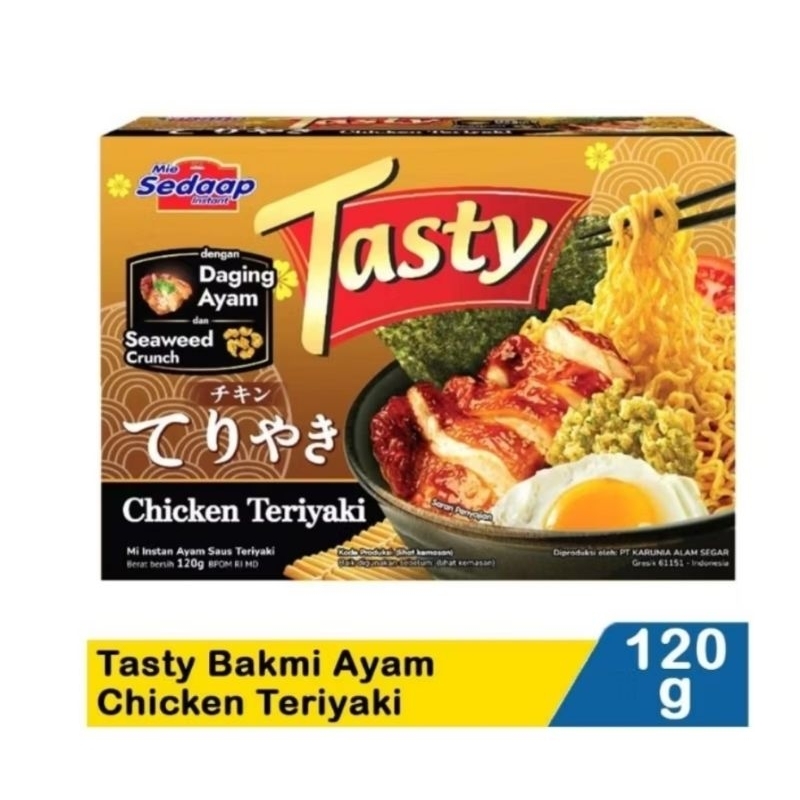 

( Paket Hemat isi 6 bungkus ) MIE SEDAAP TASTY CHICKEN TERIYAKI MIE INSTAN