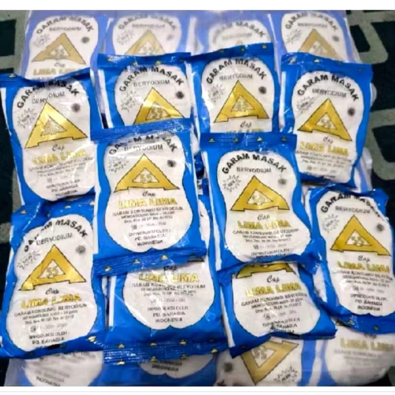

10 Pcs Garam Dapur Beryodium Mutiara Laut 100 gram