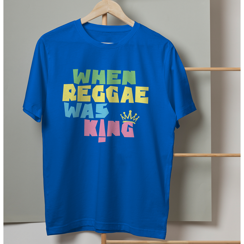 Baju Kaos Tshirt When Reggae was King Soundsystem Reggae Music Culture