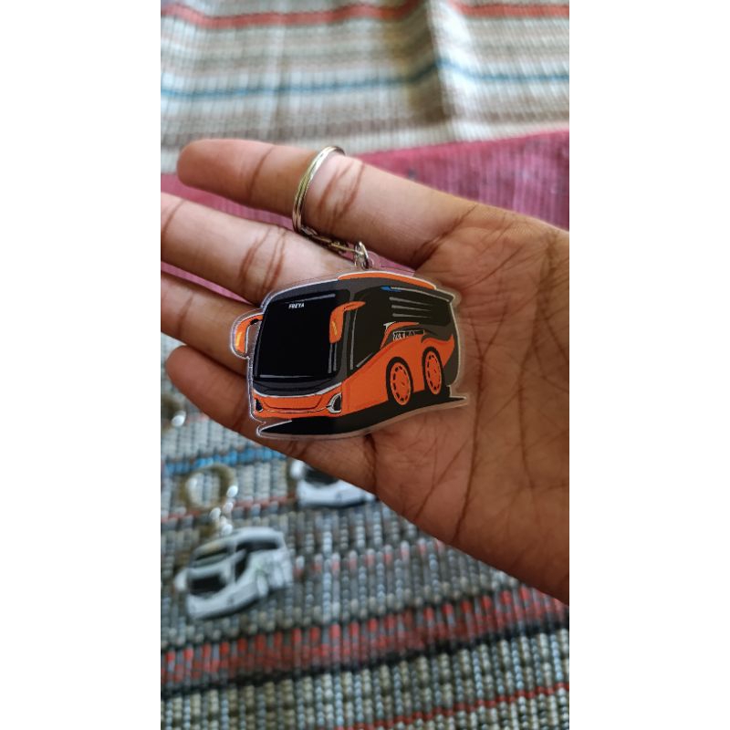 Gantungan kunci bus 27 Trans jetbus 5 "Freya"