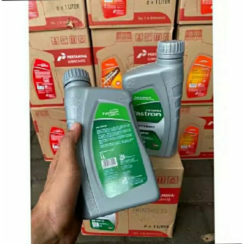 oli fastron Techno 10W-40 Pertamina Fully Synthetic Oil 1 ltr oli mesin Fastron Techno Pertamina oli