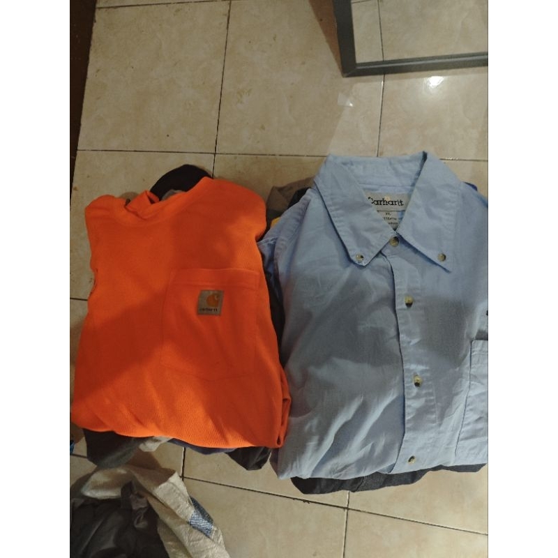 kaos pocket carhart & kemeja carhart