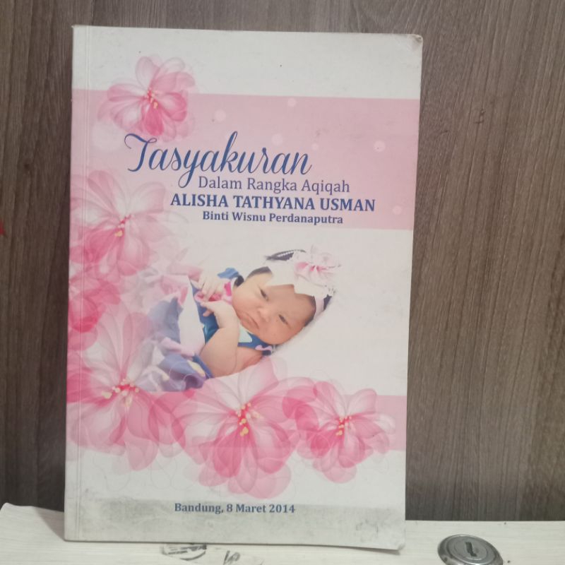 buku tasyakuran dalam rangka aqiqah