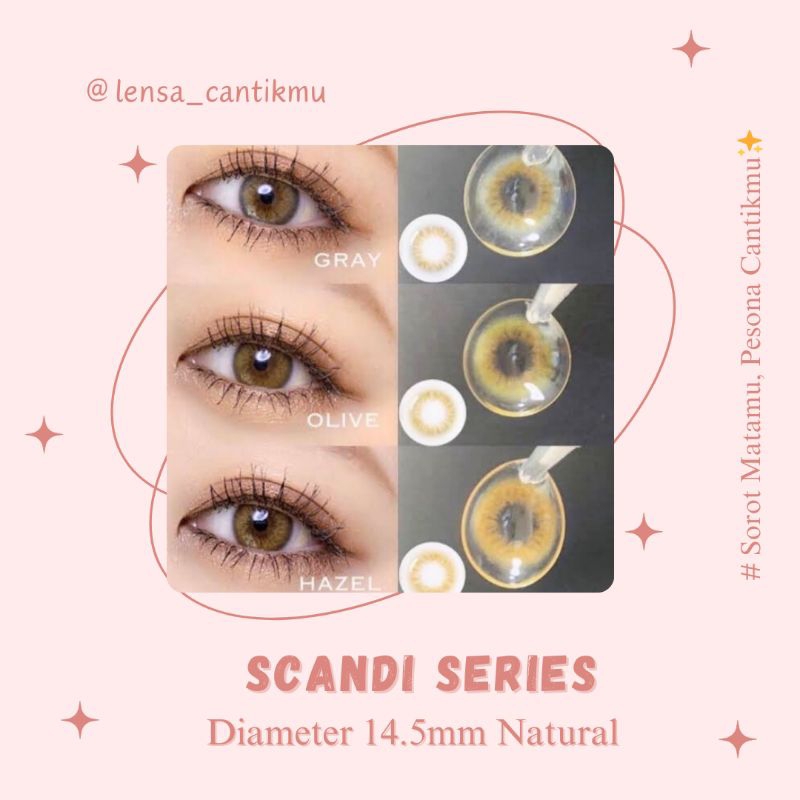 Softlens Scandi Sisslens – Softlens Korea Natural Look | Tersedia Minus & Normal | Softlens Korea | 