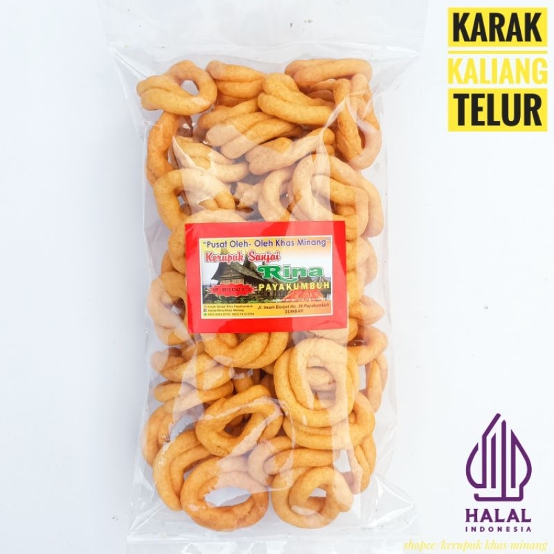 

Keripik Karak Kaliang Telur Crispy dan Legit dimulut