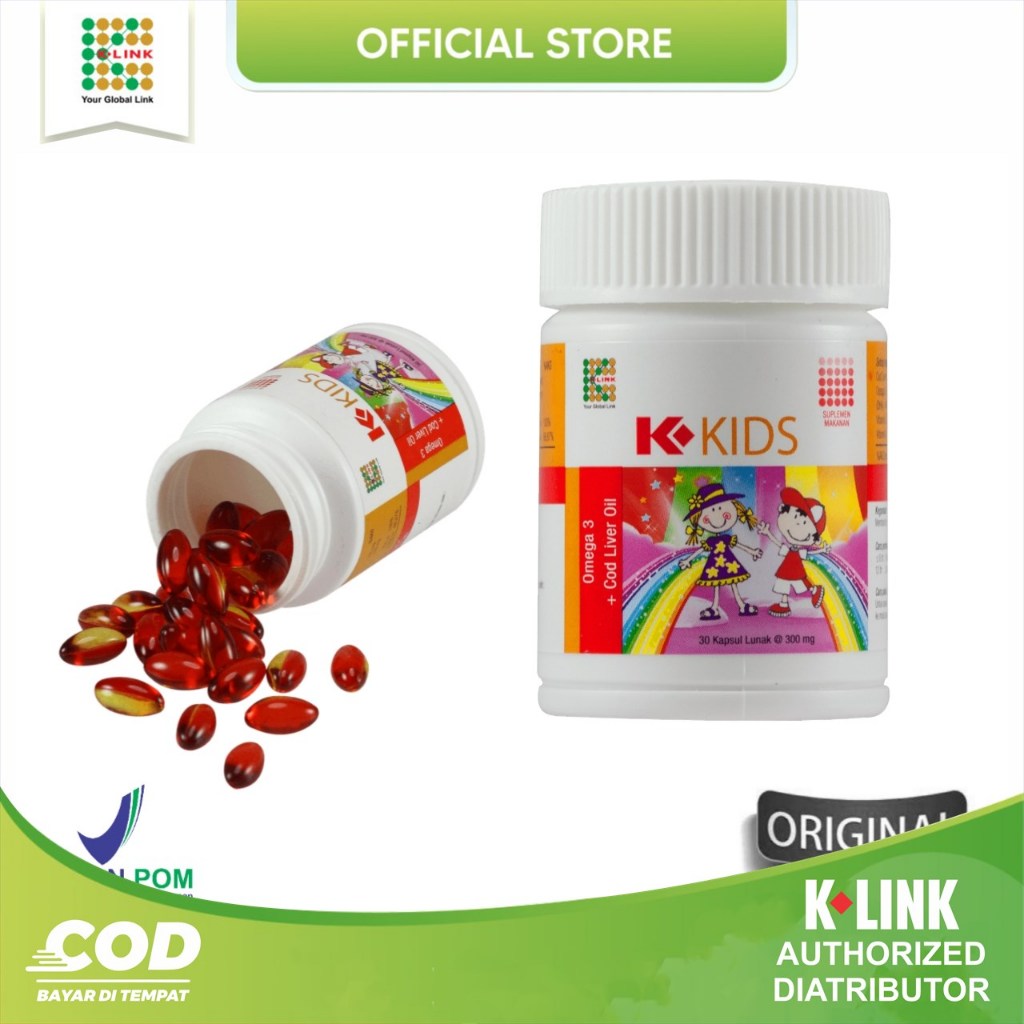 OMEGA 3 ANAK K KIDS ORIGINAL K LINK