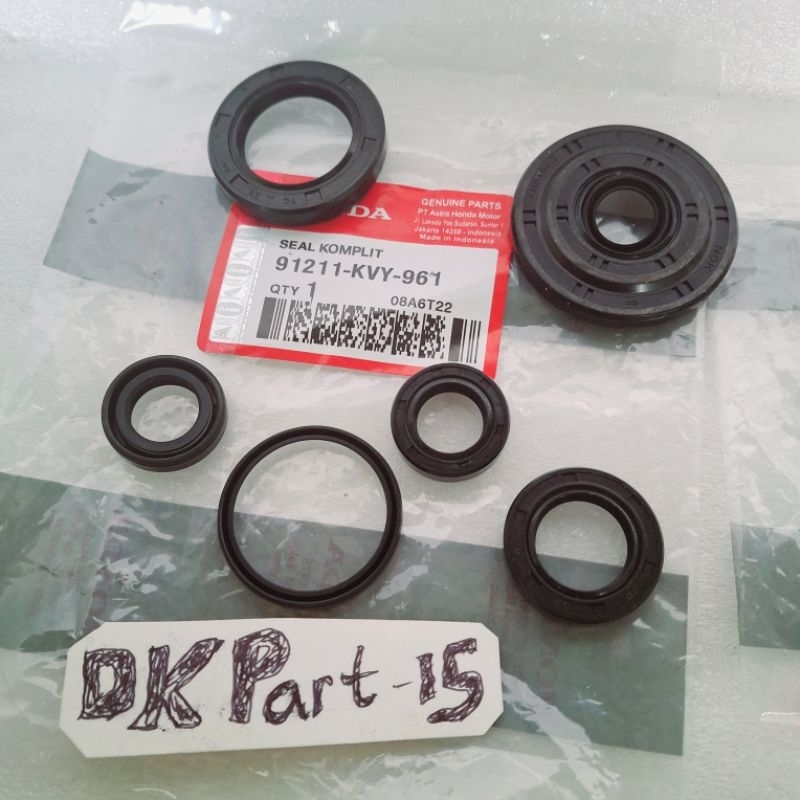 Seal komplit KVY Honda Beat Karbu Scoopy Karbu Spacy Karbu Original