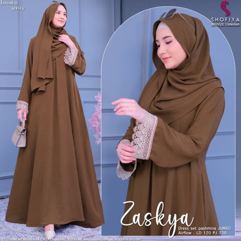 Aghnia • Zaskya dress by shofiya Dress jumbo LD 120
