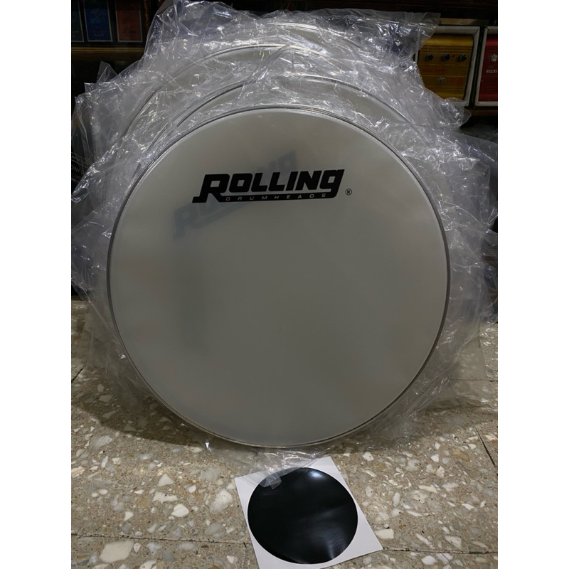 Head Bass Drum Rolling 22”(inchi) Original, Mika / Membran Bass 22 inchi Drumband, Marchingband