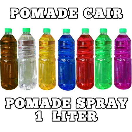 Pomade Liquid Spray 1L / Hair Liquid / Pomade Spray Klimis untuk babershop