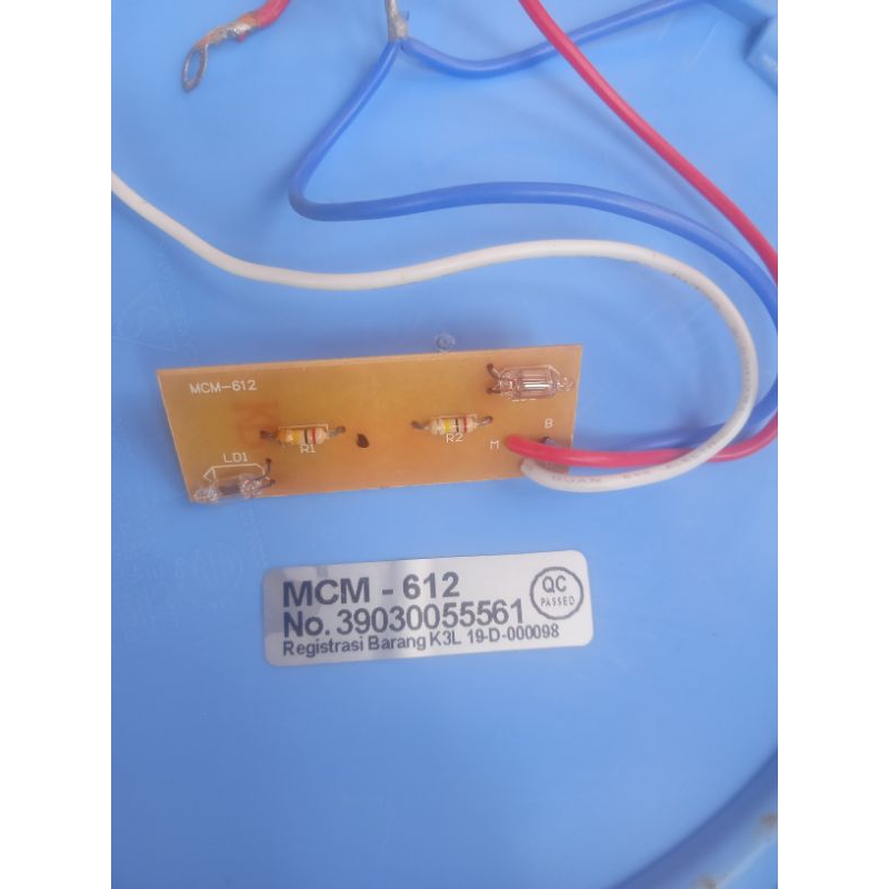 PCB Lampu indikator majikom miyako MCM-612
