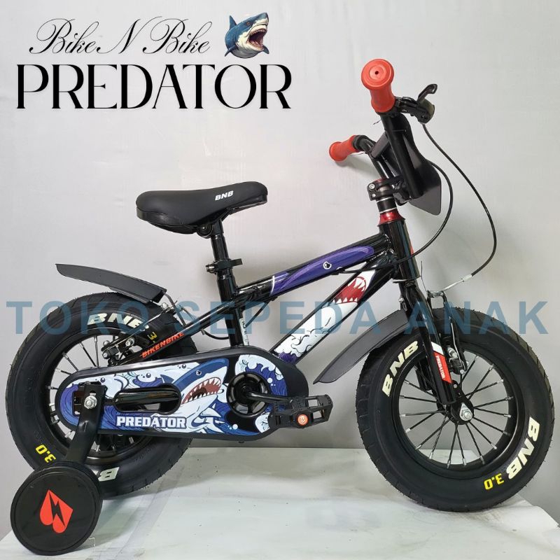 (BISA COD BAYAR DI TEMPAT) Sepeda BMX BNB Predator 12 Inch Ban Jumbo 3.0