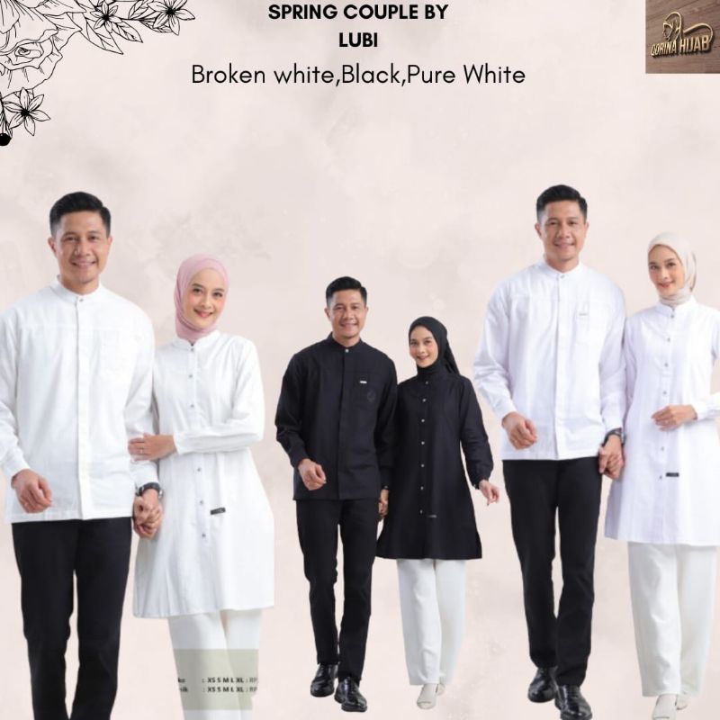 Spring Couple Lubi / Koko Lubi / Tunik Lubi / Tunik putih / Tunik Hitam