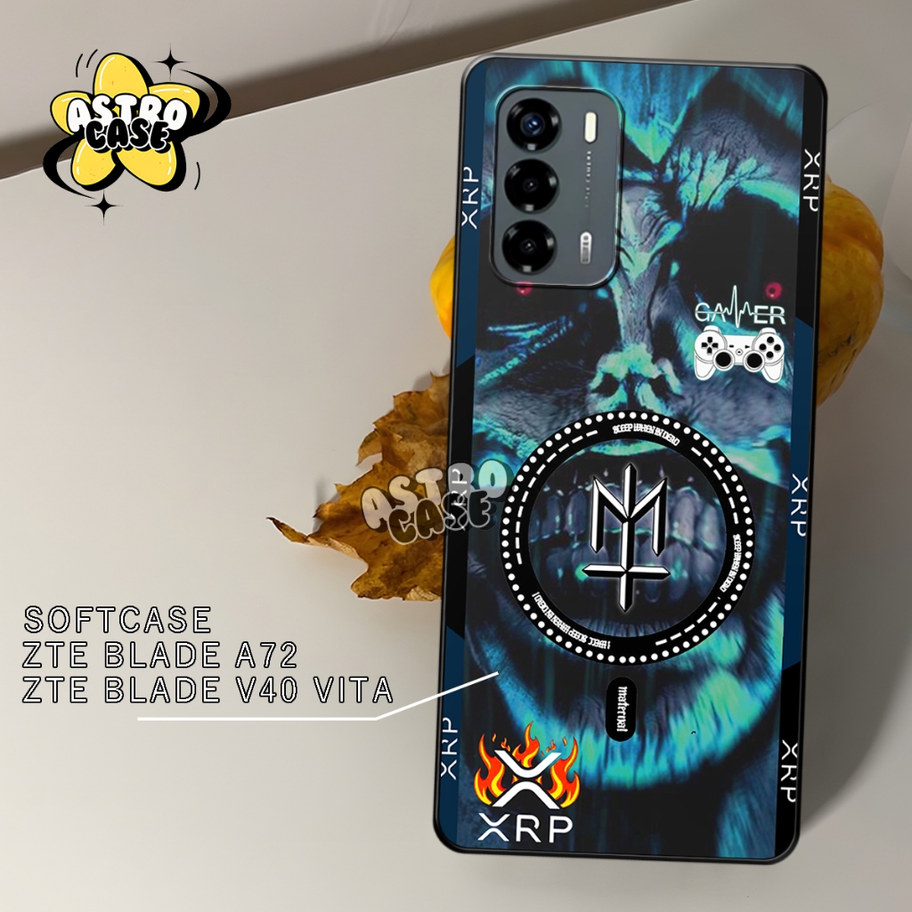 Case V40 Vita - Cassing ZTE Blade V40 Vita / ZTE Blade A72 New Motif Magesafe Patung - Softcase Moti