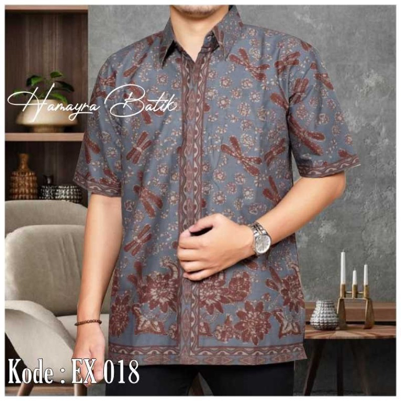BATIK HAMAYRA||Batik Lengan Pendek Premium