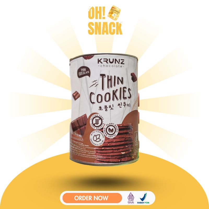 

WoCA KRUNZ THIN COOKIES DARK CHOCOLATE, ESPRESSO COFFEE, COOKIES & CREAM