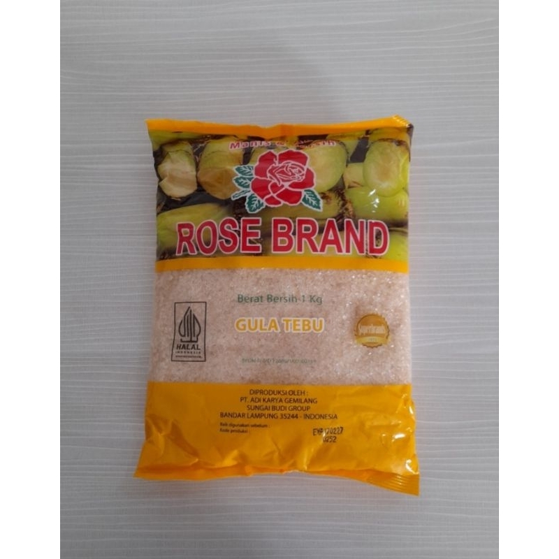 

Gula pasir/gula tebu rose brand 1kg