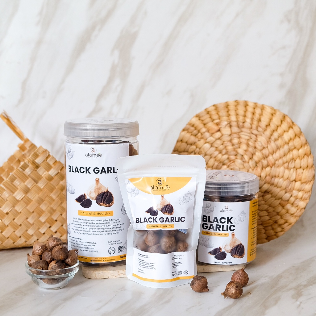 

ALAMEE Black Garlic Bawang Hitam Tunggal Herbal Premium Lanang Alami Natural