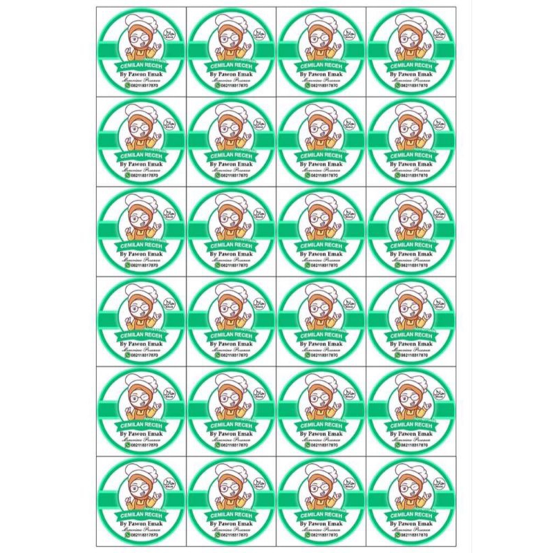 

STICKER PRODUK MAKANAN DAN MINUMAN