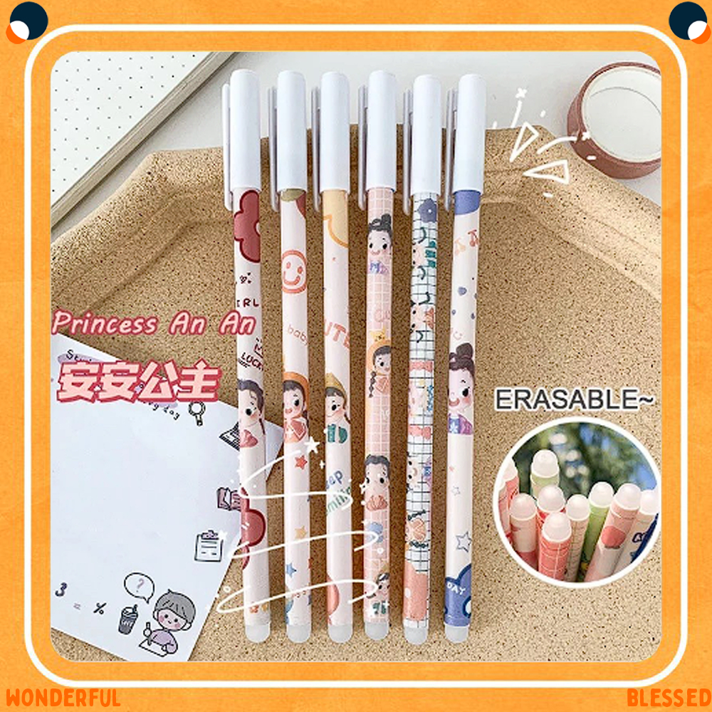 

Erasable Pen Gel Pulpen Bisa Dihapus 0.5mm Pena Ajaib Magic Ballpoint Karakter Perlengkapan Sekolah