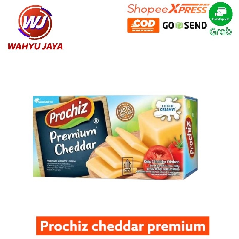 

Prochiz cheddar premium 160gram