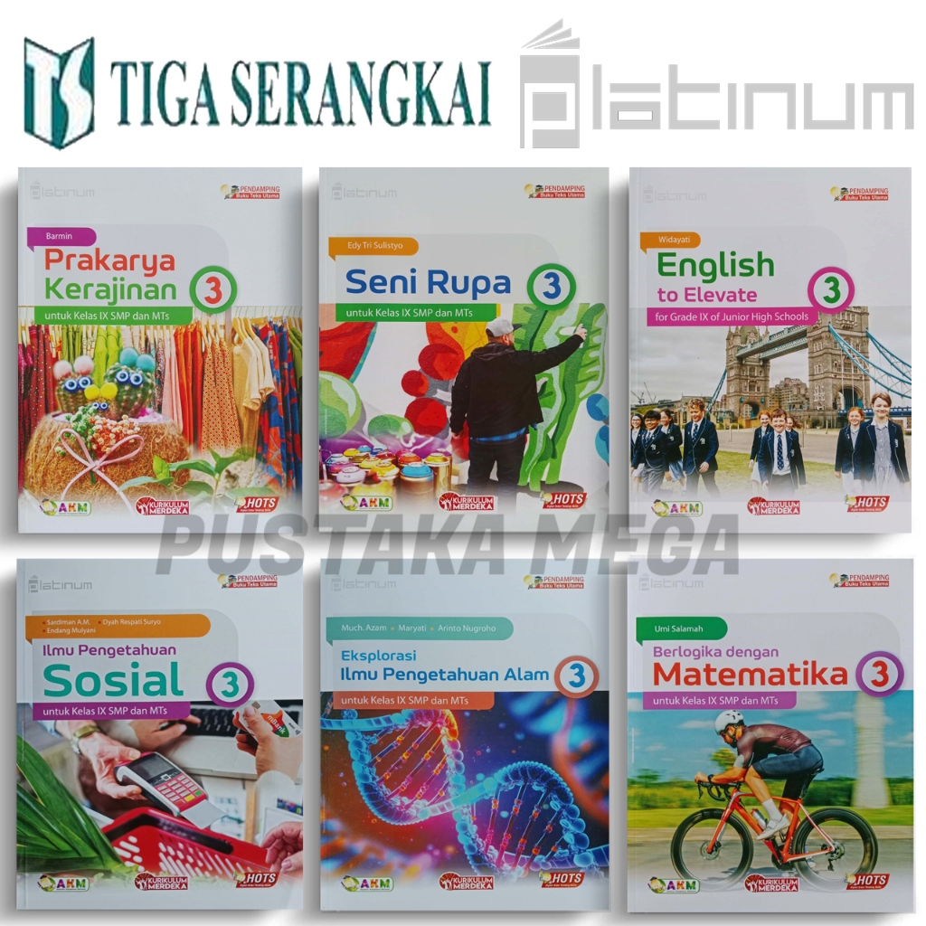 Buku Kurikulum Merdeka Kelas 9 SMP Platinum Tiga Serangkai