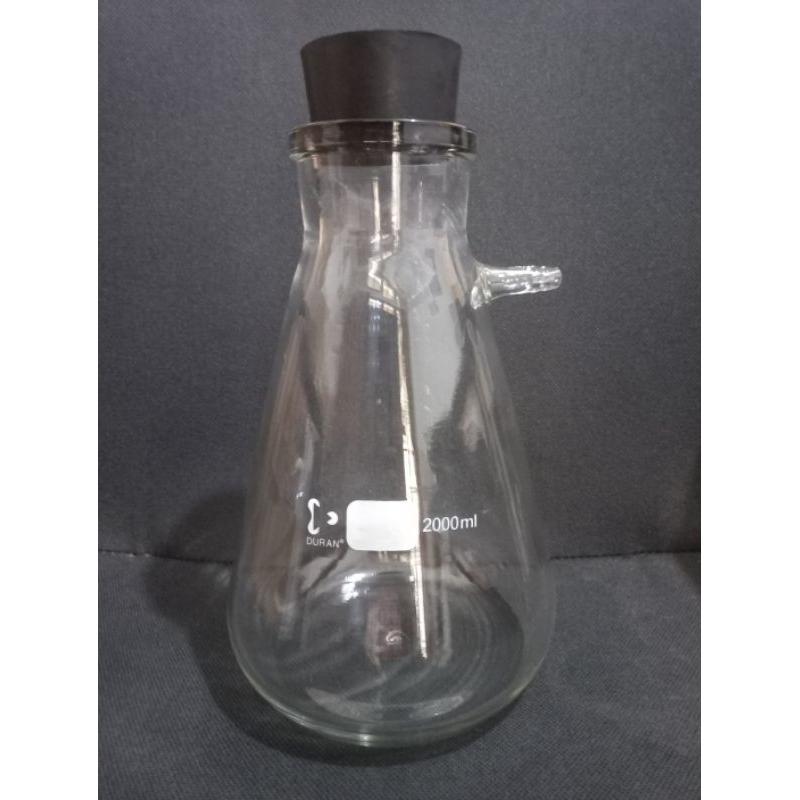 filtering flask 2000 ml duran