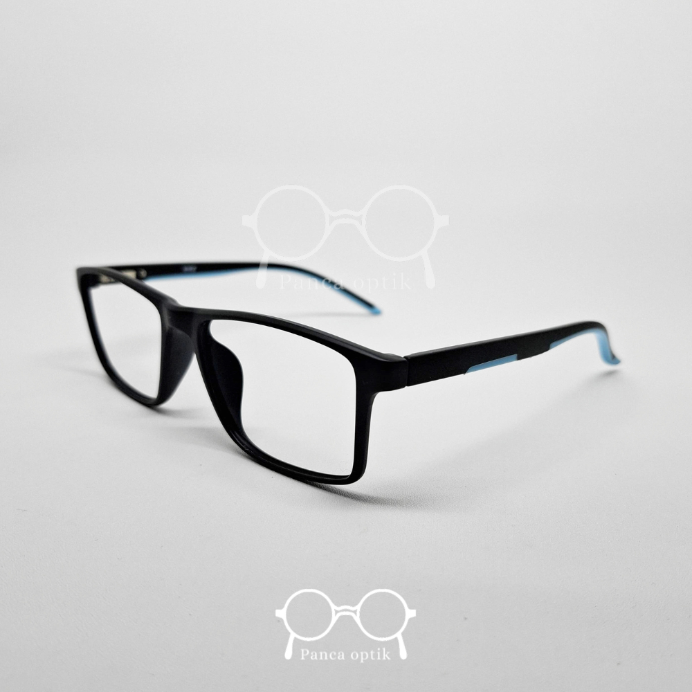 RY9906 C9 | Kacamata Hitam Pria Wanita (Minus-Normal-Cylinder) AntiRadiasi-Blueray-Bluecromic-Photoc