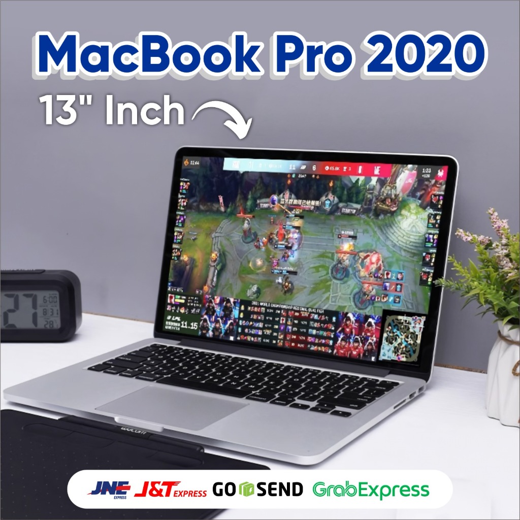 Macbook Pro  2020 i5 i7 M1 8G 256G 13 inch M2 16 512GB Grey Second Original